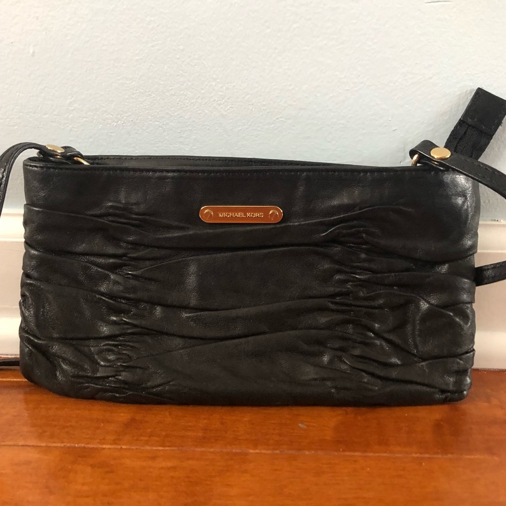 Michael Kors black small crossbody